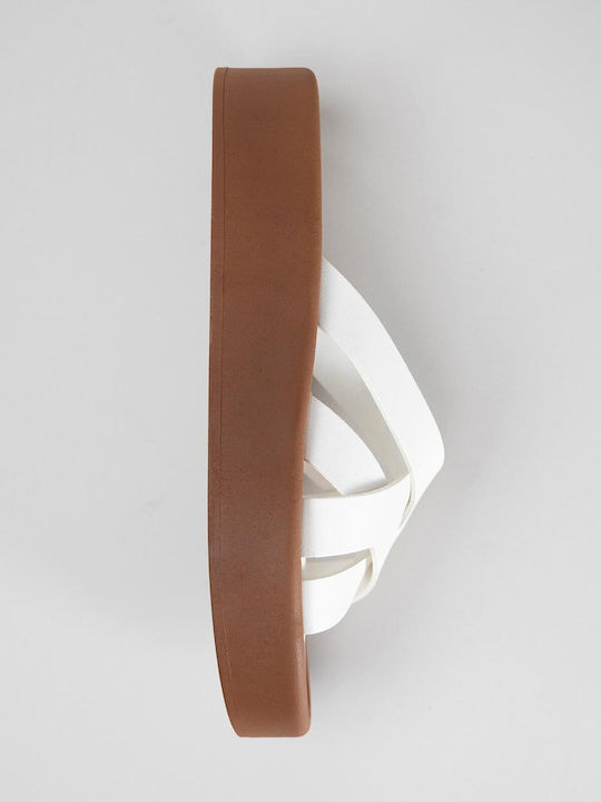 Women's Flat Sandals Flatforms White
