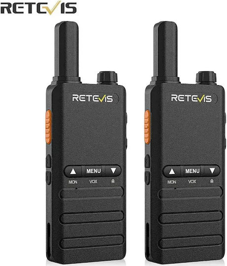 Retevis B63b Mini Ultra Slim Walkie Talkie Pmr446 Usb-c Vox Set 2 Stücke