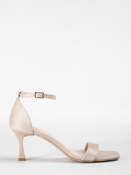 Late Again Damen Sandalen Beige