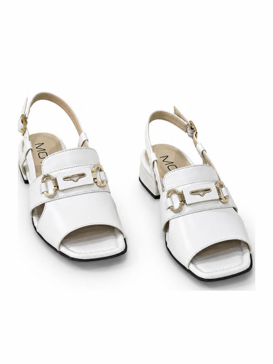 MOT-CLè Leather Women's Sandals Beige