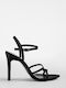 Fabric Black Sandals