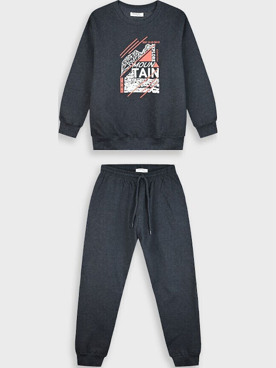 Energiers Kids Sweatpants Set Anthracite