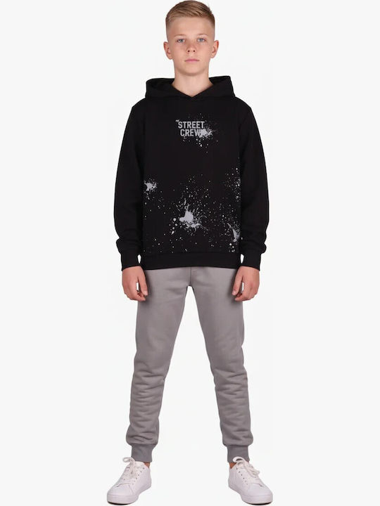 Joyce Kids Sweatpants Set Black