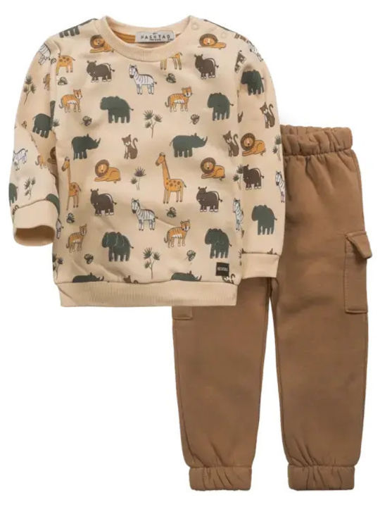 Hashtag Kinderbekleidungsset Mit Ecru Hosen 2Stücke