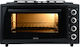Estia Mastercook Compact Electric Countertop Oven 48lt with 3 Hotplates Black