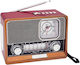 Retro Portable Rechargeable Radio with Bluetoot...