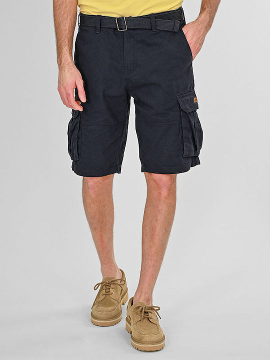 Double Msho Men's Cargo Blue Shorts