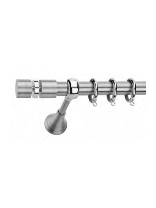 Best Bara Metalică pentru Perdele B025 Dublă cu Șină Φ20mm 160cm Best