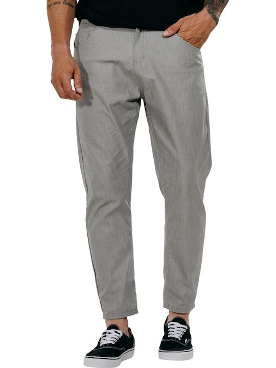 Monaco Pantaloni De Blugi Pentru Bărbați Elastic Cu Fit Relaxed Gri