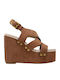 Women's Summer Platforms Tabac Brown