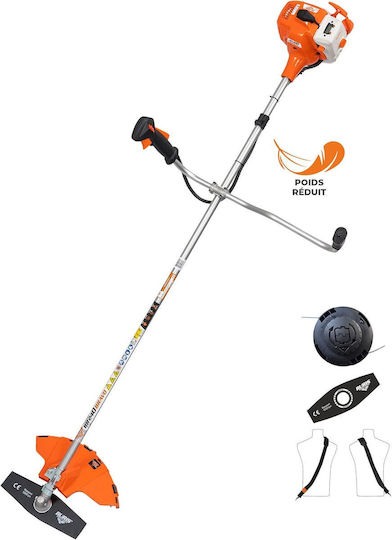 Ruris Rr240 Bravo – Tăietoare De Iarbă Pe Benzină 24 Cm³ 1 Cp Lățime De Tăiere 255 Mm Ax Flexibil 3.8 Kg