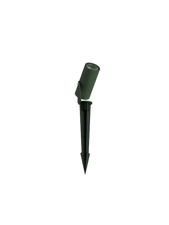 VK Lighting Outdoor LED Floor Lamp for Outdoor Use 9W with Warm White Light IP65 Green