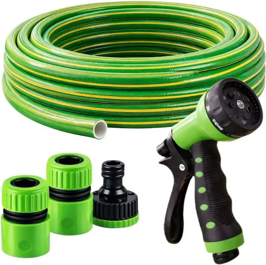 Water Hose Watering Set 1/2" 15m
