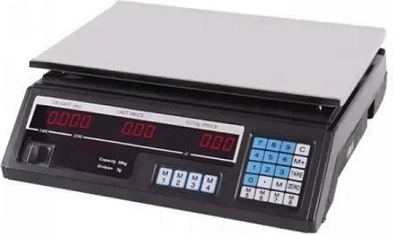 Digitale Elektronische Handelswaage Präzision mit 40kg Maximalgewicht und 5gr Messgenauigkeit