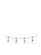 Forever Light Wasserdichte Lichterkette Beleuchtung LED IP54 7,2 m Warmweiß