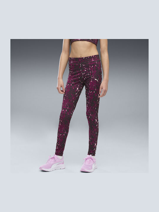 PUMA Pantaloni Pentru Copii Sport Lung Multicolori Ess Aop