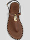 Women's Flat Sandals Brown