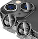 Orso Mobile Camera Protector Tempered Glass Black for iPhone 15 / 15 Plus
