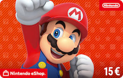 Nintendo eShop Δωροκάρτα 15€ Key για Nintendo