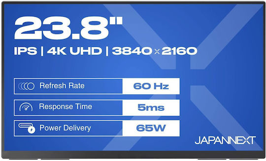 Japannext JN-MD-IPS238U-C6 IPS HDR Portable Monitor 8" 4K 3840x2160 with Response Time 5ms GTG