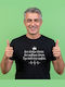 VOUR Tricou Negru Din Bumbac