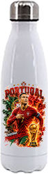 Бутилка Термос 500ml Бяла World Cup 2026 Cristiano Ronaldo