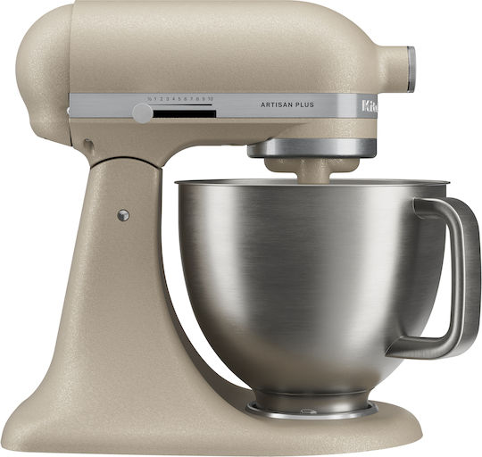 Kitchenaid Artisan Plus Κουζινομηχανή 325W με Ανοξείδωτο Κάδο 4.7lt Oat