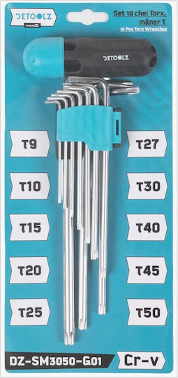 Detoolz Set 10 Inbusschlüssel