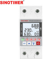 Sinotimer Διακόπτης Ράγας WiFi 230V 63A