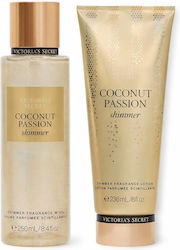 Victoria's Secret Coconut Passion Shimmer Set – Body Lotion 236 Ml + Fragrance Mist 250 Ml Victoria's Secret Coconut Passion Shimmer Set – Body Lotion 236 Ml + Fragrance Mist 250 Ml