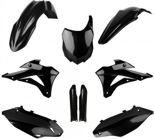 Polisport Set Piese De Motocicletă Din Plastic Pentru Kawasaki KX Negru