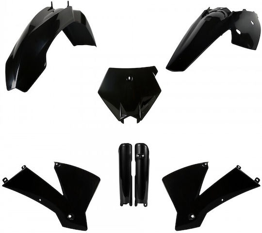 Polisport Set Piese De Motocicletă Din Plastic Negru