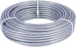 Micul Fermier Cablu De Oțel Galvanizat Acoperit Cu Plastic Diametru 4-5.5mm Lungime 25m