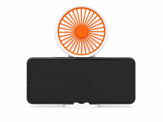 Andowl Handheld USB Orange Fan Q-FS55
