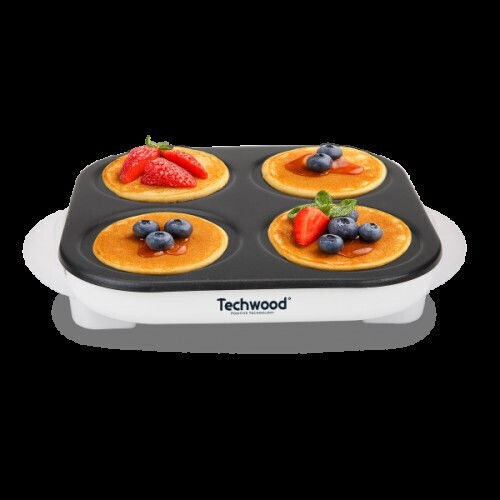 Techwood Tcp-044 Mini Aparat de făcut clătite 4 forme 1500w
