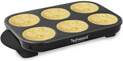 Techwood Tcp-066 Mini Aparat de făcut clătite 6 forme 1500w Techwood Tcp-066 Mini Aparat de făcut clătite 6 forme 1500w