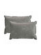 vidaXL Decorative Pillow Case Houten Dark Grey 30x50cm