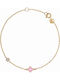 Flower Damen Armband aus Gold 9K