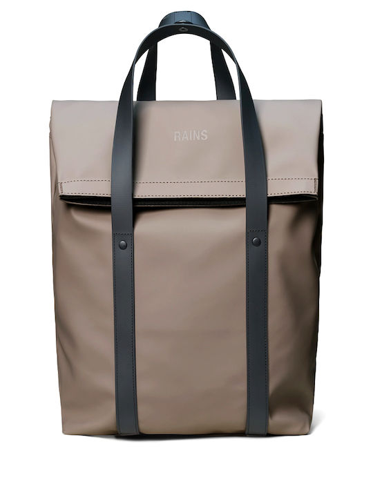 Rains 2 Way Tote Waterproof Brown