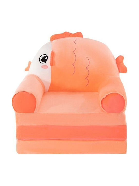 Kinderstühle Orangenes Kinder-Sofa 50x120cm