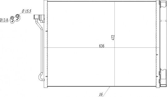 Hart Ψυγείο Air Condition Αυτοκινήτου για BMW F10 / Σειρά 5