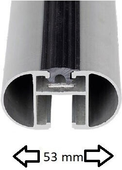 Amos Aluminum Car Roof Bars Set with Roof Rack Legs and Lock