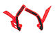 Racetech Racetech Motorrad Schutzkleidung Roter Rahmen