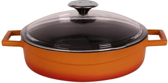 Lava Glaze Gusseisen Töpfe aus Manteimi 47lt / 24cm