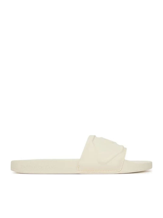 Calvin Klein Slides in Beige Colour