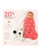 Blisssnug Swaddle Blanket Cotton Pink