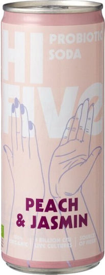 5Five Peach Concentrated Carbonated Organic Soft Drink 330ml