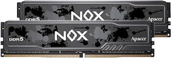 Apacer Nox 32GB DDR5 cu 2 Module 2x16GB Apacer Nox 32GB DDR5 cu 2 Module 2x16GB