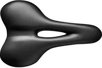 San Marco Șea De Bicicletă Open Carbon Neagră Cu Gel 269 x 175 mm