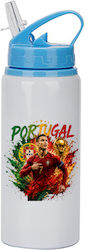 Παγούρι 600ml Λευκό Γαλάζιο Καπάκι World Cup 2026 Cristiano Ronaldo Παγούρι 600ml Λευκό Γαλάζιο Καπάκι World Cup 2026 Cristiano Ronaldo